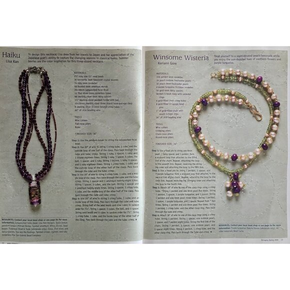 Stringing Magazine Spring 2006 Over 150 Designs And How To Create Them - Picture 5 of 16